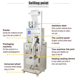 TOP Ranking Packaging Machine Factory Tomato Chips Banana Chips Packing Machine 1-500g 10-30bags/mins With Fast Shipping - Product Image 3