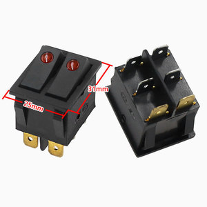 Interruptor basculante Yuanyi 25x31mm SPDT 10A 240V para calentador eléctrico - Product Image 1