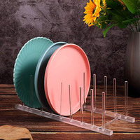 Vente directe d'usine-présentoir acrylique pour assiettes armoire de rangement de cuisine pour assiettes bols tasses couvercle planche à découper plateaux de service