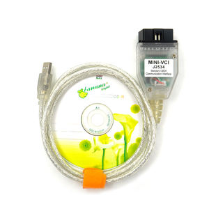 Livraison gratuite 10 pièces/lot V17.10.012 MINI VCI <span class=keywords><strong>J2534</strong></span> FT232RL <span class=keywords><strong>Interface</strong></span> pour Toyota TIS Techstream Mini Vci Câble de diagnostic - Product Image 1