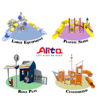 ALITA- NC24148 Équipement de glisse d'extérieur pour enfants, très populaire, écologique, durable, coloré, non toxique, pour l'exercice résidentiel