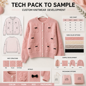 Nuevo Cárdigan de Punto Jacquard para <span class=keywords><strong>Mujer</strong></span> para Primavera/Otoño, Prenda de Abrigo Casual con Lazo <span class=keywords><strong>Largo</strong></span> y Cierre de un Solo Botón, Suéter Fino de <span class=keywords><strong>Invierno</strong></span> - Product Image 2