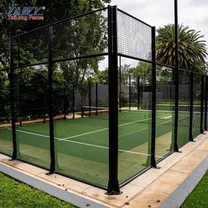 Cancha de Pádel Portátil, Fácil de Instalar, Interior/Exterior, Impermeable, Panorámica, Equipo de <span class=keywords><strong>Tenis</strong></span>, 10*20m, Cancha de Pádel Móvil - Product Image 2