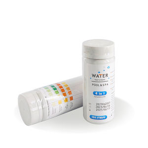 <span class=keywords><strong>Kit</strong></span> de bandelettes de test d'eau portable 4 en 1 pour la piscine d'aquarium d'alcalinité totale de chlore de dureté - Product Image 2