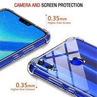1.5MM Crystal Air-Bag Clear Case pour Huawei Honor 10 Lite P20 P30 P40 20 Lite Y6 Y7 Y9 Y6P Y7P Y8S Y8P P Smart S Pro 2019 Cover
