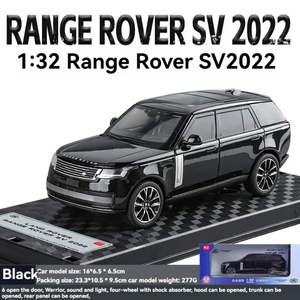 Modelo de Auto de Metal Fundido a Presión Range-Rover SV SUV de Lujo, Escala 1:32, Altamente Detallado, Vehículo Todoterreno de Lujo Coleccionable Premium - Product Image 5