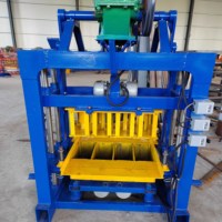 Brique d'argile faisant la machine entièrement automatique 4-25 automatique bloc faisant la machine deuxième main brique faisant la machine ensemble complet