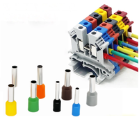 Embout de câble de type E série VE, en cuivre étamé, isolé, pour connexion de câbles électriques 380V