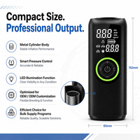 New 20-Cylinder Smart Wireless Tire Inflator Portable Electric Air Pump Digital Display Auto Stop Air Compressor for Car