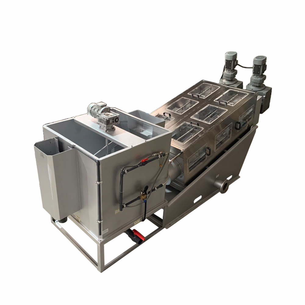 Высокоэффективная автоматическая машина для обезвоживания осадка, винтовой пресс для масла, воды, осадка