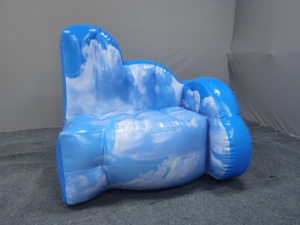 Nhiệm vụ nặng nề Vinyl Trọng lượng nhẹ quá khổ không thấm nước ưa thích Blow-up Mô hình bơm hơi với đám mây mô hình bóng loại - Product Image 4