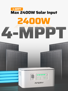 ระบบพลังงานแสงอาทิตย์สำรองฉุกเฉินแบบขยายความจุได้ 1.96 ถึง 9.79 กิโลวัตต์ชั่วโมง ระบบโซลาร์เซลล์อัจฉริยะสำหรับระเบียงแบบเชื่อมต่อ/ไม่เชื่อมต่อกับระบบไฟฟ้า - Product Image 3