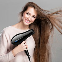Sèche-cheveux professionnel Revair à ions négatifs haute vitesse, volumateur en une étape pour salon et usage domestique, en plastique noir ionique