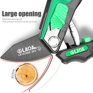 फलों के पेड़ों और पौधों की सूखी और गीले शाखाओं के लिए लाओआ प्रशीतक बागवानी कैंची - Product Image 2