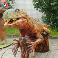Lagarto Animatrónico Realista Personalizado para Parque Zoológico, Modelo Animal de Alta Simulación, Hermoso Modelo de Lagarto Animatrónico 3D para Venta en Jardín