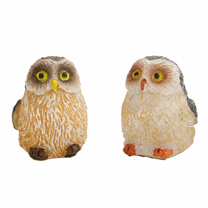 Juego de Figuras de Natividad de Búhos Pequeños, 2 Piezas, Altura Aprox. Figura y Juguete Navideño de 1.9 cm (9006935099607) - Product Image 1