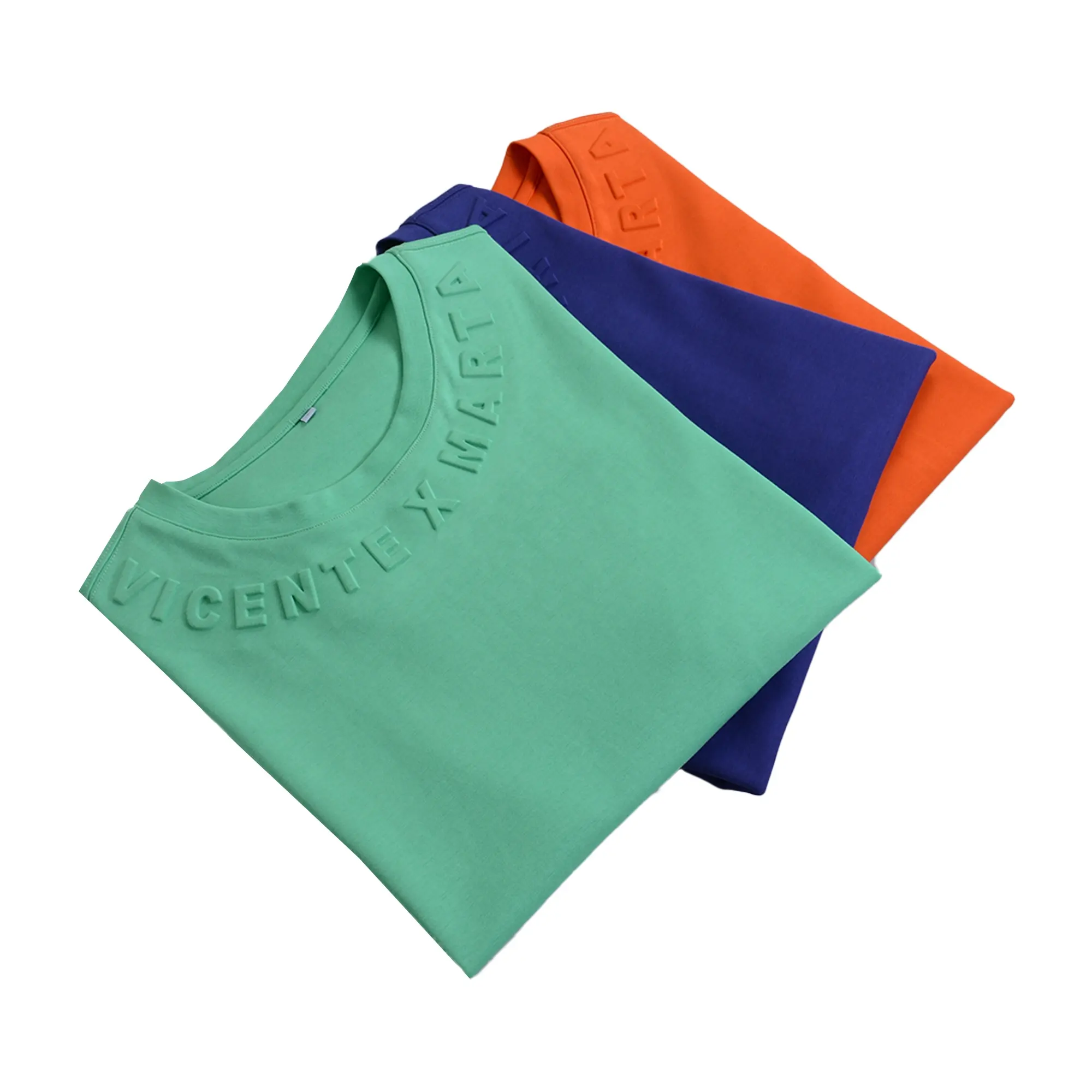 Finch Garment 2023 new design customize t-shirt 100% cotton plain casual men tee oversize 3d logo embossed t shirts