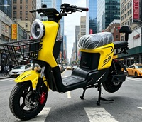 Nouveau modèle 2026 Vélo électrique adulte 60V/72V 1000W avec moteur sans balais, cadre en acier, batterie au plomb 20AH, autonomie 50-80km, idéal pour la ville