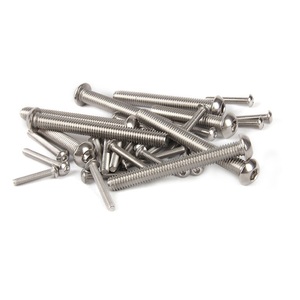 Bu lông vít đầu tròn chìm, chốt an toàn chống phá hoại, đầu lục giác lục giác chìm ISO 7380, thép không gỉ 304 - Product Image 5