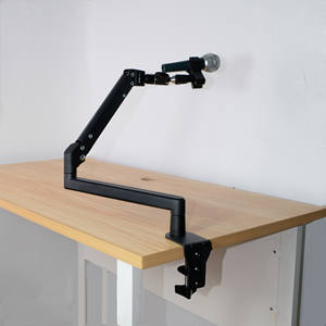 Support de microphone de bureau réglable robuste pour podcasting, compatible <span class=keywords><strong>avec</strong></span> <span class=keywords><strong>Blue</strong></span> <span class=keywords><strong>Yeti</strong></span> et autres microphones, accepte les commandes OEM - Product Image 5