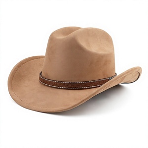 <b>Western</b> Cowboy <b>Hat</b> for Women Men Small Short Wide Brim Beach Cowgirls Cattleman Cowboys <b>Hats</b> - Product Image 1