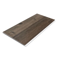 Panneau mural en PVC laminé imperméable à l'eau, imitation bois, tuile de plafond en PVC pour faux plafond