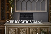 Offre Spéciale Vente en Gros Joyeux Noël Décoration Rustique Style Ferme Blocs Artisanaux Lettres Autocollantes pour Tableau d'Affichage Lettres en Bois Blanc Délavé