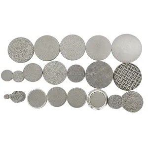 Coffee sintered filter mesh disc 316L vulcanized plate multilayer filter element stainless steel powder sintered filter element