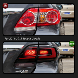 ชุดไฟท้าย TYPY สำหรับ Toyota Corolla ปี 2011-2013 พร้อมไฟ LED สำหรับวิ่งกลางวัน ไฟเบรก และไฟเลี้ยวแบบเรียงลำดับ - Product Image 4