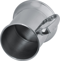 Chope à bière classique en acier inoxydable de 570 ml avec poignée en alliage de zinc, design à paroi simple, cadeau d'affaires, mug à bière