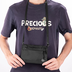 Portefeuille de passeport multifonctionnel avec protection RFID, bandoulière et poche multi-compartiments, sacoche de ceinture pour passeport - Product Image 3