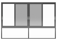 Ventanas Abatibles de Doble y Triple Vidrio con Rotura de Puente Térmico, Aislamiento Térmico y Protección Contra Huracanes