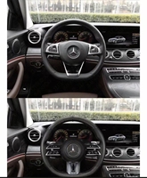 Accesorios de Alta Calidad para Automóviles Mercedes Benz AMG GL CLS W205 C63 W204 W168 W177 C217 W211 W222, Volante de Fibra de Carbono