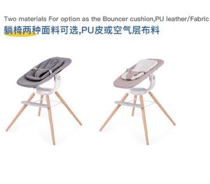 <span class=keywords><strong>Chaise</strong></span> haute moderne pour bébé, <span class=keywords><strong>chaise</strong></span> berçante multifonction en plastique avec fonctions de sécurité pour les bébés de 6 à 36 mois, utilisation en cuisine, salle à manger et allaitement - Product Image 3