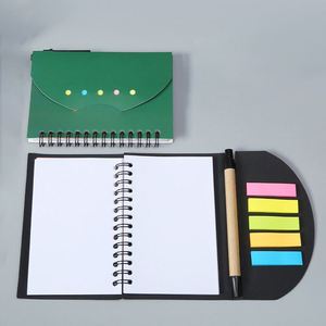 Bloc de Notas Plegable Ecológico JW1777 de Papel Kraft, Reutilizable, Borrable, Práctico, Autoadhesivo, con Bolígrafo - Product Image 2