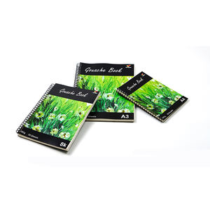 EVER BRIGHT A3 A4 A5 60 feuilles de carnet de croquis en spirale à couverture rigide pour l'école personnalisée 160gsm carnets de croquis en papier kraft épais - Product Image 2
