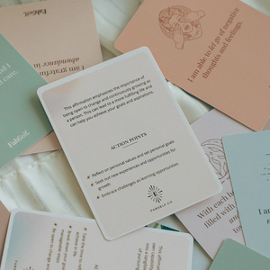 OVO Printing OEM Custom Design Printing Self Care carte di affermazione della salute mentale con supporto in legno - Product Image 3