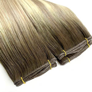 批发维珍俄罗斯天然网上商店天才纬纱顶级质量20g缝制人发延伸 - Product Image 2