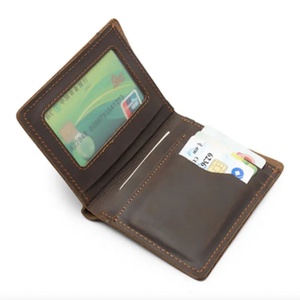 Boshiho - Cartera de Cuero Hecha a Mano para Hombre, Minimalista, para Tarjetas de Crédito, Bolsillo Delantero, el Mejor Regalo para Hombre - Product Image 4