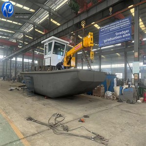 Imbarcazione <span class=keywords><strong>da</strong></span> <span class=keywords><strong>Lavoro</strong></span> Marina con Motore Diesel <span class=keywords><strong>da</strong></span> 110kw, Velocità 15km/h, Capacità di Carico 40 Tonnellate, <span class=keywords><strong>Costruzione</strong></span> Offshore in Acciaio - Product Image 6