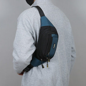 FASHION Men's Waist Bag Nylon Large Capacity Chest Pack Everyday Outfits Wear Resistant Summer 2026 - Product Image 3