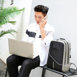 Custom Factory Price Custom Logo Durable Smell <b>Proof</b> Waterproof Mochilas School Smart Anti <b>Theft</b> <b>Backpack</b> With Usb Charging - Product Image 2