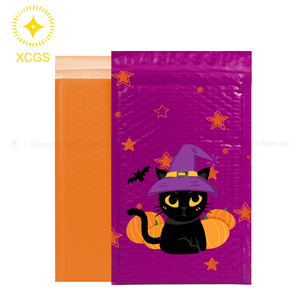 Regalo de Halloween Poly Bubble Mailer con material LDPE puro Sistema de autosellado Impermeable a prueba de rasgaduras Opciones de apariencia personalizables - Product Image 1
