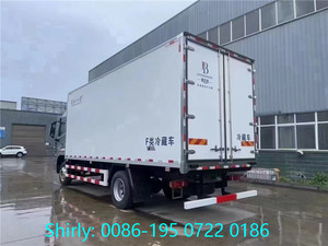 Bas prix Sinotruck HOWO 4X2 10 tonnes camion congélateur réfrigéré refroidissement des aliments livraison Cargo Van - Product Image 5