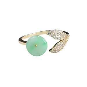 Anillo de Jadeíta Ximang Shinzue 2026 Verde Fruta con Hebilla de la Paz, Venta al por Mayor de Fábrica de Jade S3090101 - Product Image 4