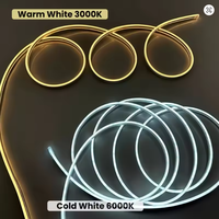 Ruban LED néon fin 4 mm DC12V, diffuseur en tube de silicone flexible, éclairage encastré pour étagères, armoires, extérieur