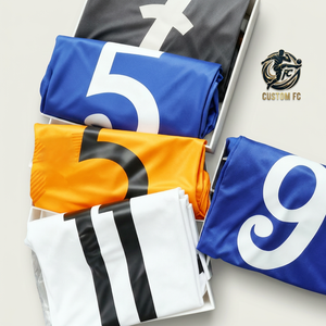 Jersey Sepak Bola Cetak Serat Edisi Pemain dan Penggemar Berkualitas Tinggi 26 27 Buatan Khusus - Product Image 6