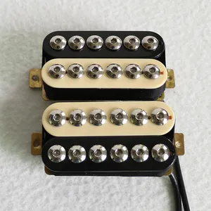 1 세트 브릿지 및 넥 침략 스타일 전기 guitarhumbucker 픽업 판매 기타 부품 교체