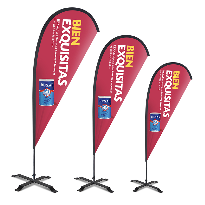 Advertising Custom Flying Banners Teardrop Flag