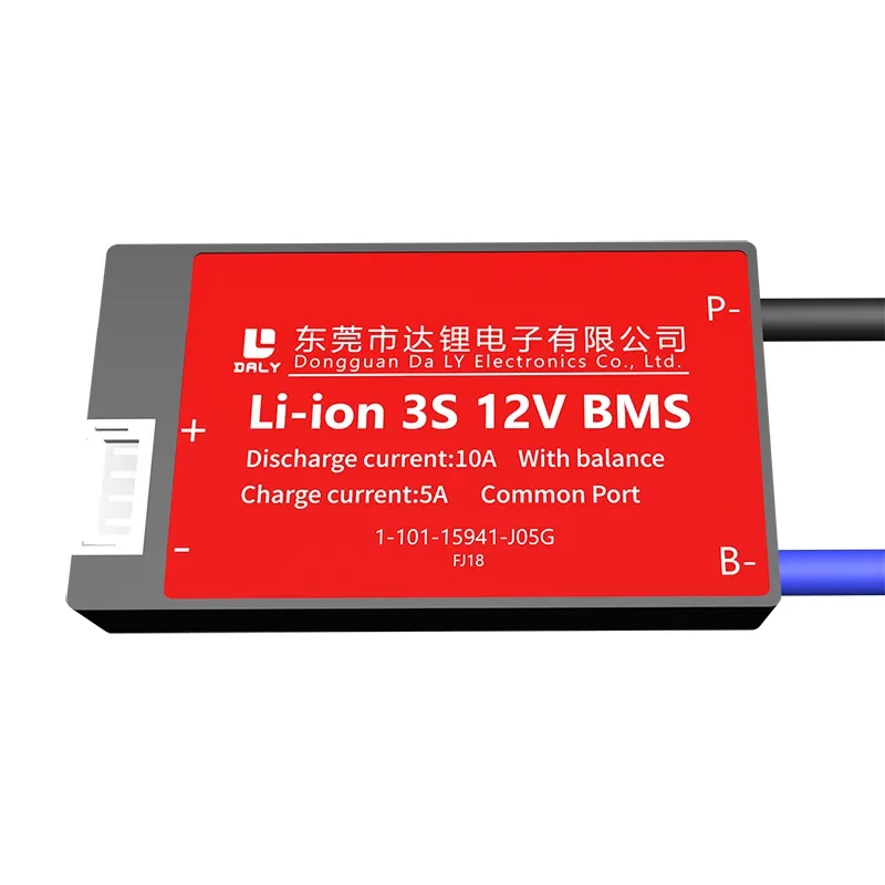 Daly BMS 3S 12V 10A สำหรับ18650แบตเตอรี่ลิเธียมไอออนพลังงานแสงอาทิตย์ระบบ PCB PCM บอร์ด Balancer Charger วงจรป้องกัน